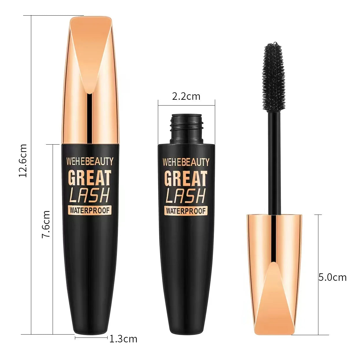 2 In 1 4D waterproof lengthening mascara  