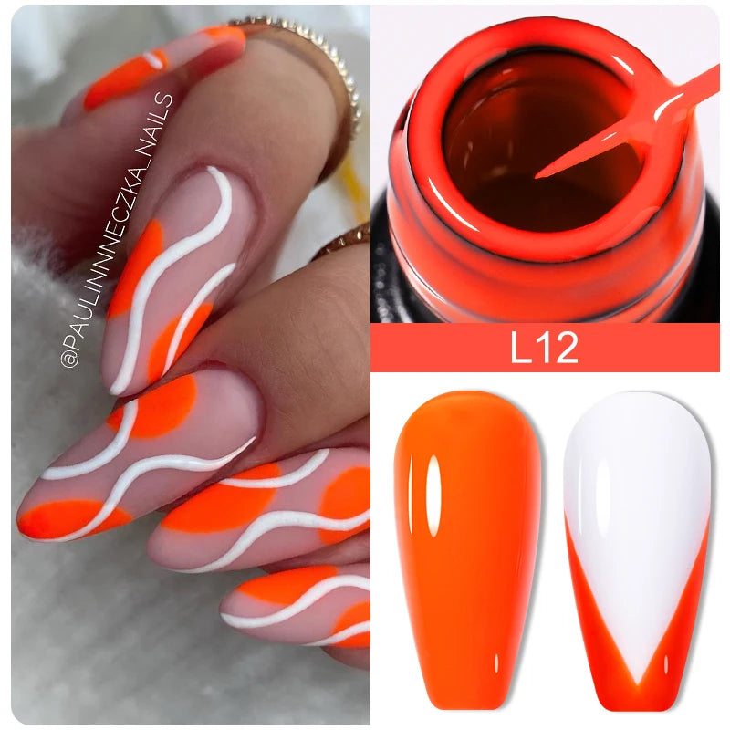  metallic painting liner gel polish 