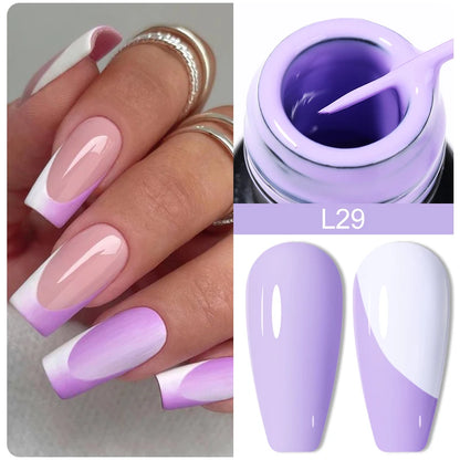  metallic painting liner gel polish 