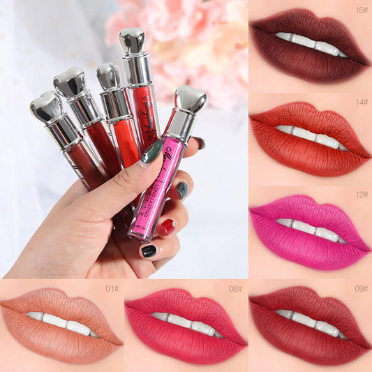 Non-fading matte lip gloss