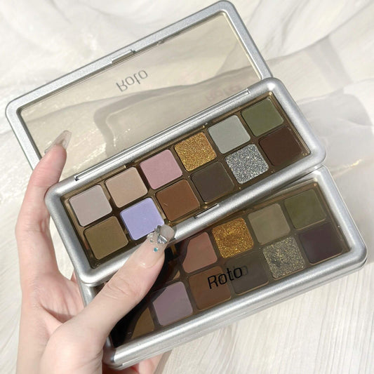 pearlescent earth color eyeshadow palette 03